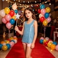 thumbnail image 2 of BOOMNY Toddler Girls Sleeveless Sequins T-Shirts Crew Neck Sparkly Tank Tops for Girl Stage Performance Tops, 2 of 6