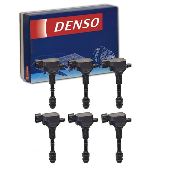 6 pc DENSO Direct Ignition Coils compatible with Nissan Xterra 4.0L V6 2005-2015