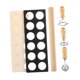 thumbnail image 1 of Prensa para ravioles, construcción robusta, suministros de cocina, máquina para hacer sellos de pasta Negro, 1 of 7