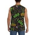 thumbnail image 4 of Disketp Carnival Mardi Gras3 Sleeveless Tshirts For Men, Muscle Shirts For Men Dry Fit Tank Top-3x-Large, 4 of 8