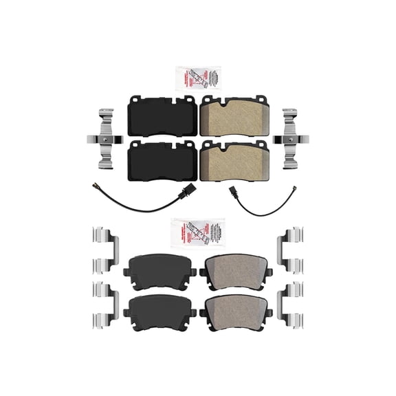 OE Style Semi Metallic Disc Brake Pads Sensor For Audi Q5 2012-2017 2.0L