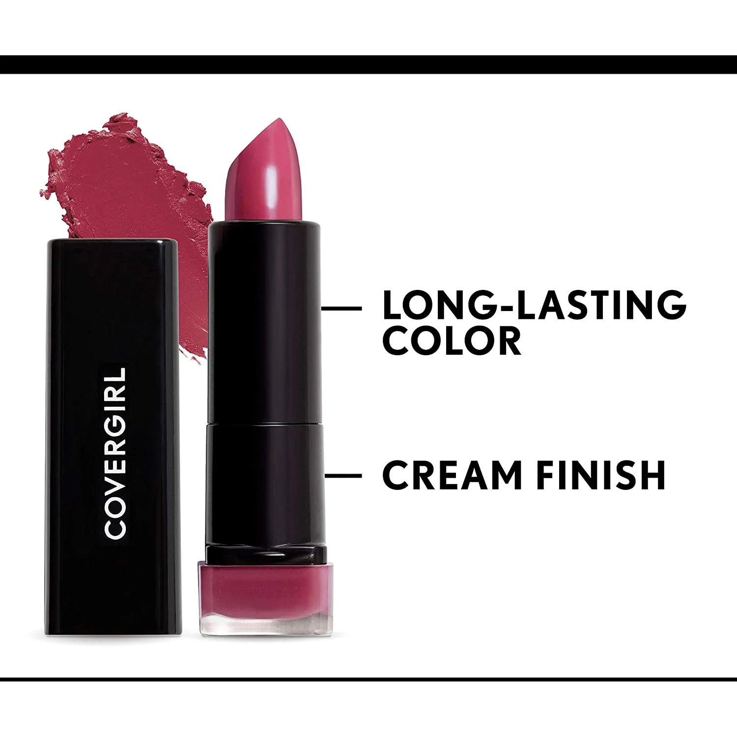 COVERGIRL Exhibitionist Cream Lipstick, 245 Honeyed Bloom, 0.12 oz - image 4 of 6