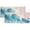 Pattern-4, variant on Beach Ocean Window Curtain Valances Watercolor Sunrise View Scene Coastal Seascape Privacy Window Valances for Living Room Kitchen 54 by 18 in, 2 Panel