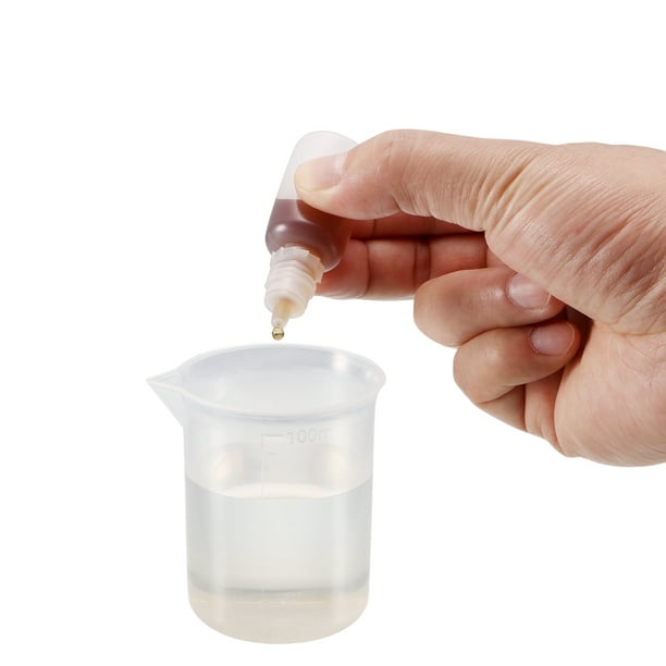 Flacon compte-gouttes 50 ml en verre transparent - Matériel de laboratoire