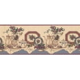 thumbnail image 2 of Table avec Ensemble de Thé Fruits Cuisine Beige Large Papier Peint Bord Retro Design, Rouleau 15' x 9'', 2 of 3