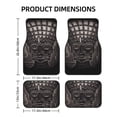 thumbnail image 2 of Tool Band Album Car Floor Mats 4-Piece Full Set Front Rear Auto Foot Mats Carpets Car Foot Pad Interior Accessories Decor, 2 of 6