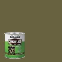 Rust-Oleum 1 Qt. Camouflage Brush Paint, Army Green 379561