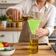 thumbnail image 5 of Funnels for Kitchen Use Filling Bottles,Kitchen Funnels,Foldable Silicone Funnel,5.7IN Collapsible Small & Large Funnels for Kitchen, Water Bottles & Liquid Transfer(Green), 5 of 6