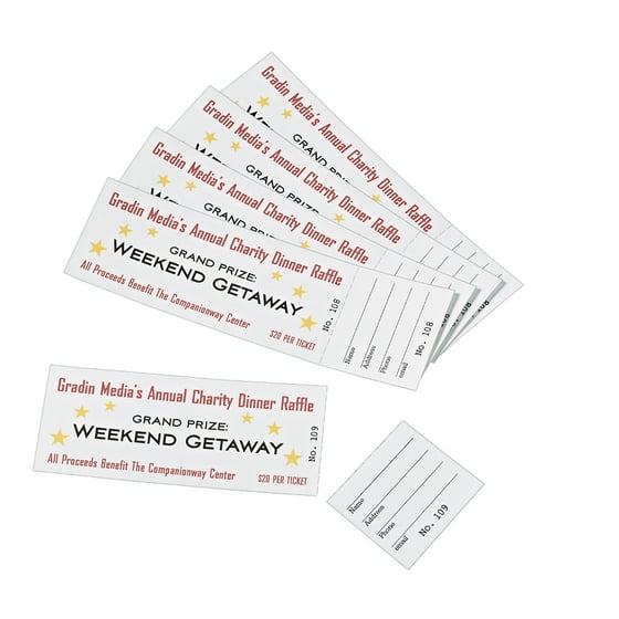 avery tickets with tear away stubs matte 1 3 4 x 5 1 2 200