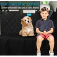 thumbnail image 3 of Duke and Dixie Dog Car Seat Cover Back Hammock Style 100% Waterproof, Nonslip Backing Washable Durable Covers Great for Cars Truck Pet Seat Protector SeatBelt Leash Included, 3 of 8