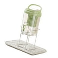 thumbnail image 1 of Contenedor de dispensador de bebidas Jarra de agua fría Toque de tetera equipada rejilla de almacenamiento y bandeja incluida bote de cerveza fría Verde, 1 of 9