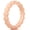 Pastel Peach, variant on Rinfit Silicone Rings for Women - Thin & Stackable Rubber Bands for Sports & Yoga