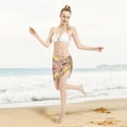 thumbnail image 5 of Disketp Cars Women Swimsuit Cover Up Short Chiffon Summer Beach Sarong Bikini Wrap Skirt Bathing Suit, 5 of 7