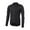 Black, variant on Men's Performance Full Zipper Long Sleeve Cycling for Road and Bike Riding Comfort