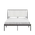 thumbnail image 5 of Weston Home Belisse Metal Platform Bed with Curved Metal Headboard, Queen, Bronze, 5 of 9