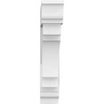 thumbnail image 2 of 3"W x 18"D x 18"H Standard Merced Architectural Grade PVC Bracket with Traditional Ends, 2 of 11