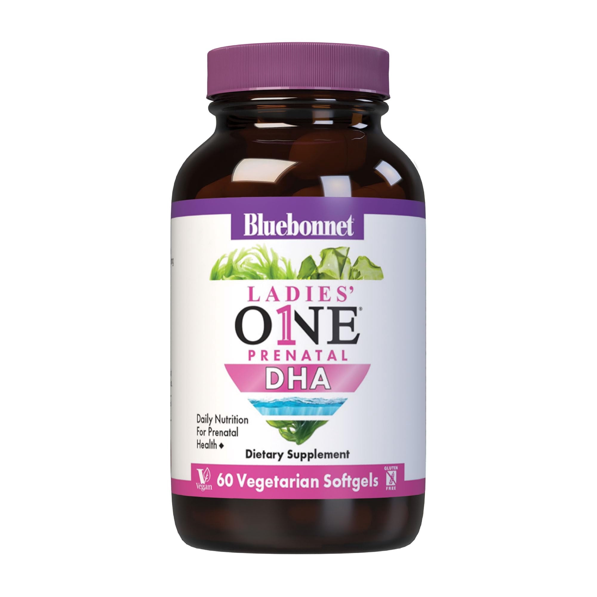 Bluebonnet Nutrition Early Promise Prenatal Gentle DHA 200mg Vegetable Capsules, 60 Count