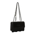 thumbnail image 3 of Bolso retro para mujer, de color liso, sencillo, moderno, informal, pequeño, con cadena, bandolera, cuadrado pequeño, 3 of 6
