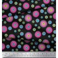 thumbnail image 3 of Soimoi Polyester Crepe Fabric Flower Artistic Print Fabric by The Yard 52 Inch Wide, 3 of 3