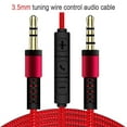 thumbnail image 5 of Replacement 3.5mm Cable for Headphones Car Auditory Integrated Microphone Voice Control Plated Coppered Wire, 5 of 8