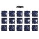 thumbnail image 2 of 200 Uds remaches cuadrados Metal elegante DIY zapatos bolsos sombreros accesorios de decoración 9mm fondo azul profundo punto blanco, 2 of 6