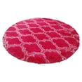 thumbnail image 1 of WIZUTIZ Reduced Price Area Rugs Clearance Mats for Bedroom Washable Rugs Throw Rugs Mat for Living Room Dorm Office Sofa Abstract Round Rug Pad Ultra Soft Shag Carpet Casual Cushion Pad 24 Inch, 1 of 4