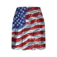 thumbnail image 3 of nerohusy 4th of July Skort Patriotic Skirts for Women American Flag Tennis Skirts with Shorts High Waisted Flowy Summer Skorts 2025 Multicolor,XXL, 3 of 5