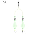 thumbnail image 1 of Lttoisl Luminous Fishing Rig with Double Hooks, Glow-in-the-Dark Floats, High-Carbon Steel, Size 10, 1 Count, Enhanced Visibility for Night Fishing, 1 of 8