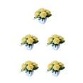 thumbnail image 1 of Transemion Wide Application Artificial Plant For Various Settings Low Maintenance Yellow 5Set, 1 of 6