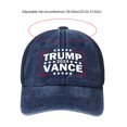 thumbnail image 4 of Sombrero Vance 2024 Gorras Béisbol Algodón Transpirables Ajustables (puro) Azul Marino, 4 of 4