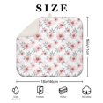 thumbnail image 4 of Pioneer Flower Floral Print Pattern Kitchen Dish Drying Mat 1 Pack, Ultra Absorbent Microfiber Drainer Mat, 16"x18", 4 of 6