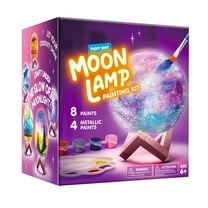 Joyfy DIY 3D Moon Lamp Painting Kit, Paint Your Own Moon light Arts and Crafts Kit for Kids 6 8 10 12, Birthday Gifts for Boys Girls
