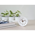 thumbnail image 3 of Driini Wooden Analog Desk Clock  – Easy to Read; Silent Sweep Table Decor, 3 of 6