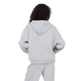 thumbnail image 4 of Forever 21 Women's Heather Grey Athleisure Hoodie Sweatshirt, Oversized Fit for Cozy Everyday Layering, M, 4 of 6