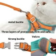 thumbnail image 3 of Queenmore Cat Leash, Pet Chest Harness,Vest-style Leash，Cat Collar ，special Leash for Cats and Dogs. Cute Anti-breakaway, Reflective Strap, Adjustable Leash for Small Dogs., 3 of 10