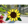 thumbnail image 2 of BOXCASA Sunflower Gift Stained Glass Window Hanging,Handmade Sunflower Decoration for Kitchen Window, Birthday Gift Housewarming Gift for Women,Gift for Mom,Grandma 5×6 INCH…, 2 of 8