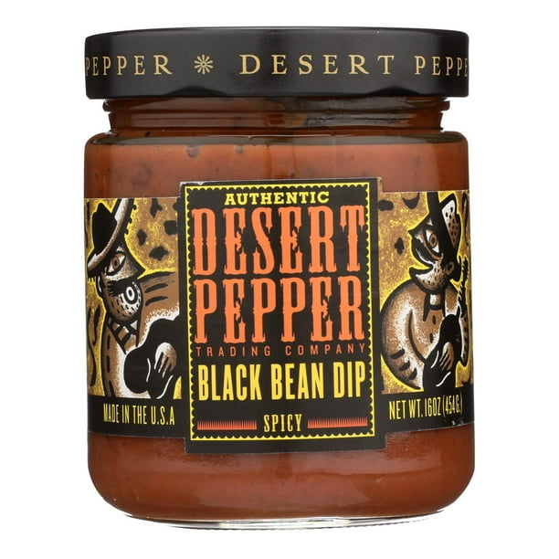Desert Pepper Trading Spicy Black Bean Dip, 16 Oz
