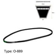 thumbnail image 3 of Uxcell 34.94 '' V-Belts Girth Machine Transmission Drive Belt  Rubber Black 1pcs, 3 of 5
