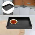 thumbnail image 4 of Rectangle Tea Tray Solid Wood Tea Tray Coffee Snack Food Plate Food Serving Tray for Cafe Restaurant, 4 of 8