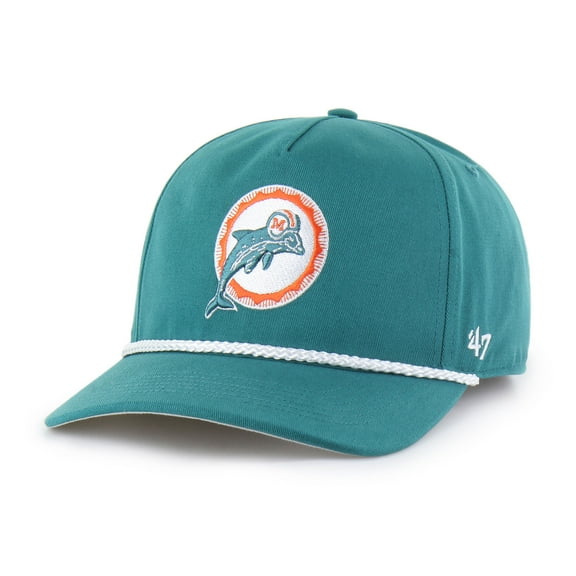 Men's '47  Aqua Miami Dolphins Rope Hitch Adjustable Hat