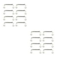 thumbnail image 2 of Maytalsory 1:12 Mini Pulls Arch Shape for Gate Closet Large 4Pcs Silver Small 8 Pcs 2Set, 2 of 6