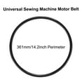 thumbnail image 2 of Cinturón elástico para motor de máquina de coser de 10 paquetes de 361 mm/14.2" de perímetro, 5 mm de grosor, 2 of 5