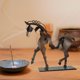 thumbnail image 3 of Caballo Escultura Metal Arte LED Caballo moderno Artesanía Estatua y estatuilla Ndcxsfigh Libre de BPA, 3 of 8