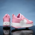 thumbnail image 4 of LASUDRAA Roller Skate Shoes for Kids Girls Women Detachable Wheeled Fashion Sneakers, 4 of 11