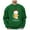 Green, variant on Men's French Terry Crewneck Sweatshirt Men's Christmas Glass Themed Casual Style Hoodless