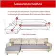 thumbnail image 6 of SHANNA Thick Velvet L Shape Sofa Covers, Non-Slip Sectional Couch Cover Protector Plush Sofa Slipcovers with 2pcs pillowcase for Living Room, 6 of 14