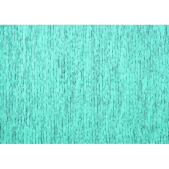 Ahgly Company Indoor Rectangle Abstract Turquoise Blue Contemporary Area Rugs, 5' x 8'
