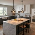thumbnail image 4 of Vivio Lighting Vega Contemporary A19 Matte Black Pendant Lights, 4 of 4