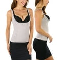 thumbnail image 4 of ToBeInStyle Women's Open Bust V-Front Shapewear Top, 4 of 7