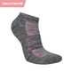 thumbnail image 5 of Calcetas para correr Skechers para mujer, paquete de 6, corte bajo, gris, talla 9-11, 5 of 6